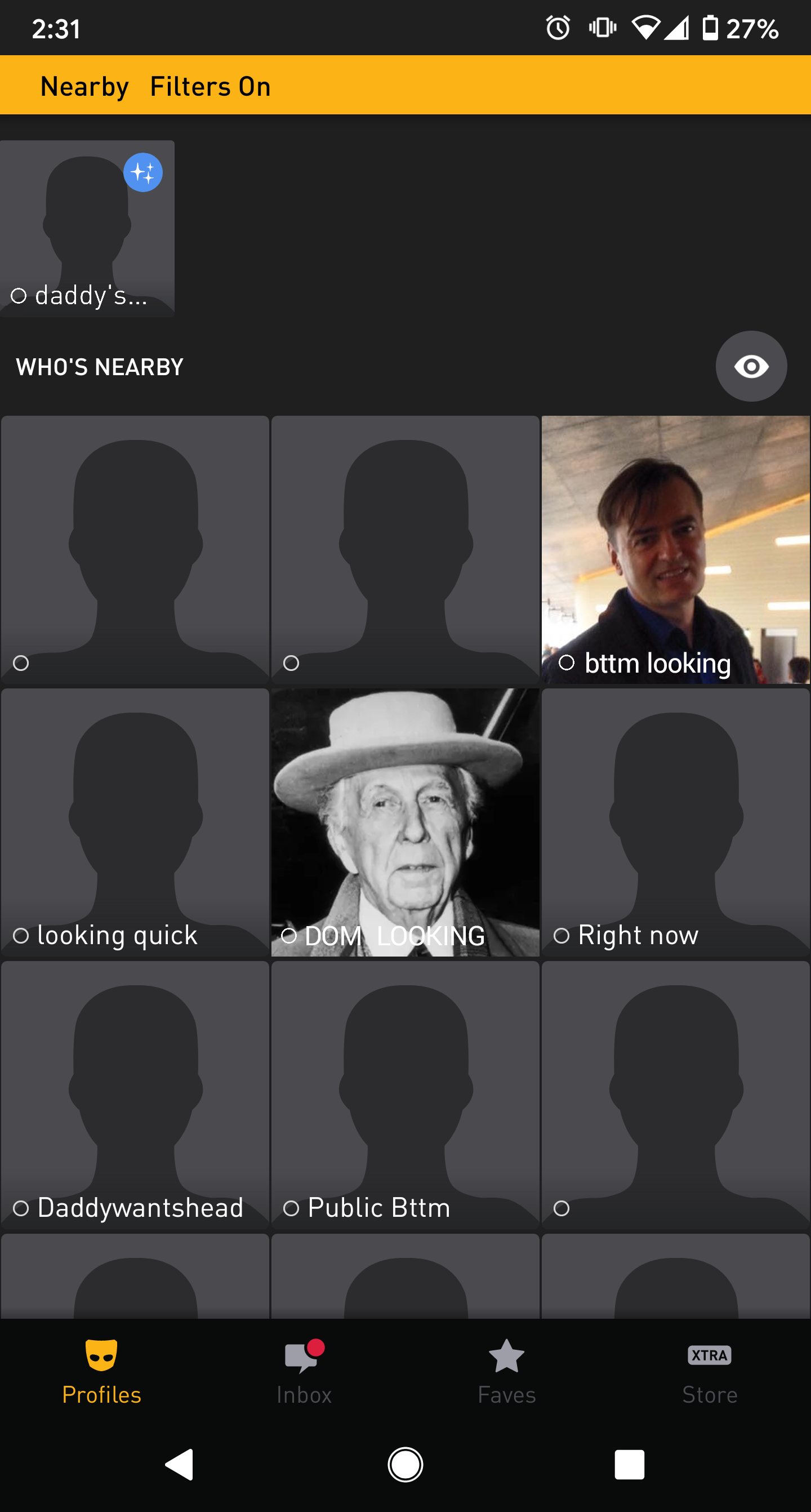 lol its flw and patrik schumaker on grindr hahaha gay is funny